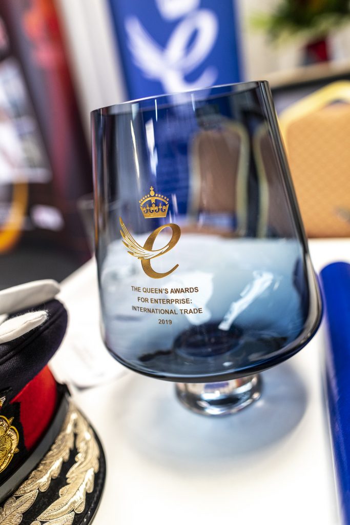 Queen's Award for Enterprise,trophy, Dartington Glass