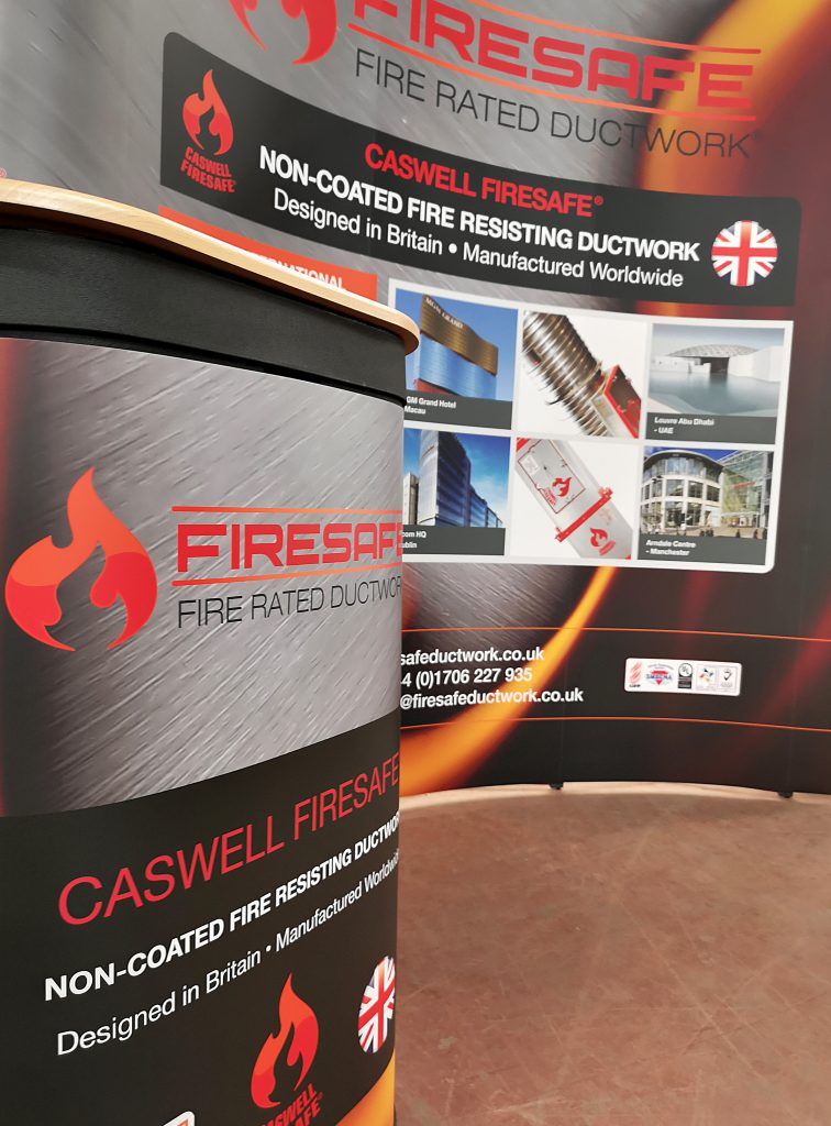Caswell Firesafe stand at Germany exhibition