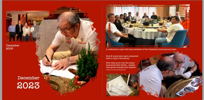 December 2023 - celebration pictures of internatonal team