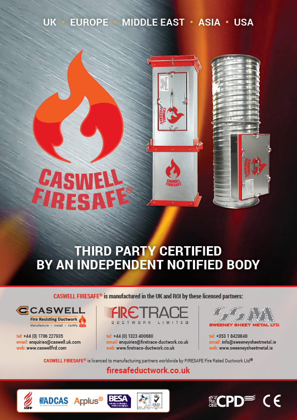 CASWELL FIRESAFE advert in BESA book 2021
