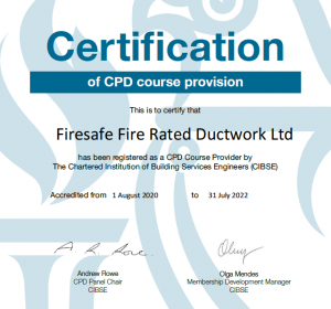 CIBSE CPD Official Certificate 2020-2022