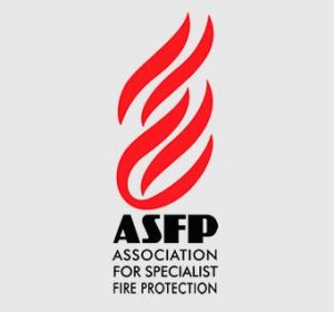 old logo for ASFP Association for Specialist Fire Protection