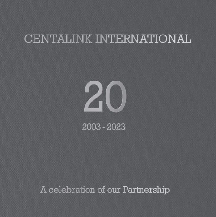 Centalink International - 20 years plaque