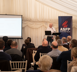 Darren Webster presents at ASFP event March 2022
