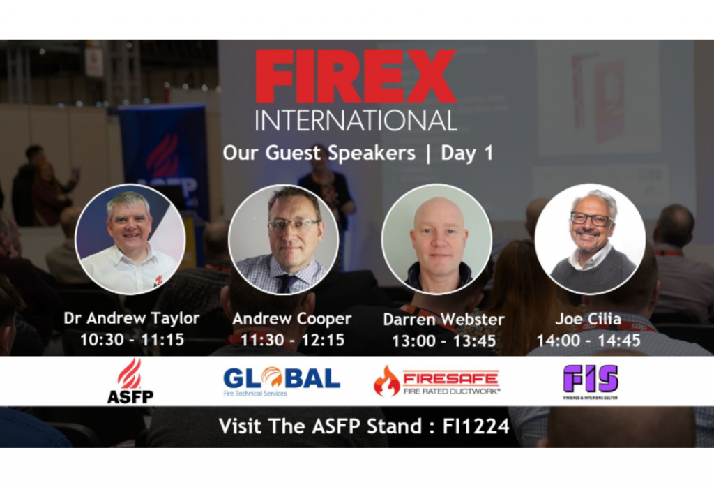 Darren Webster on the ASFP panel at FIREX INTERNATIONAL 2022