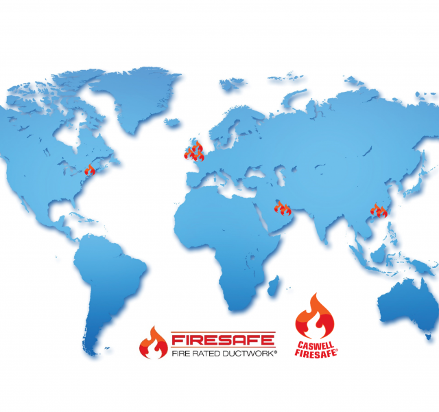 Firesafe Partners World Locations Map