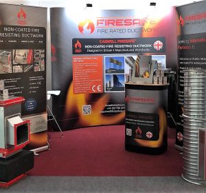 Caswell Firesafe 2019 stand at ISH
