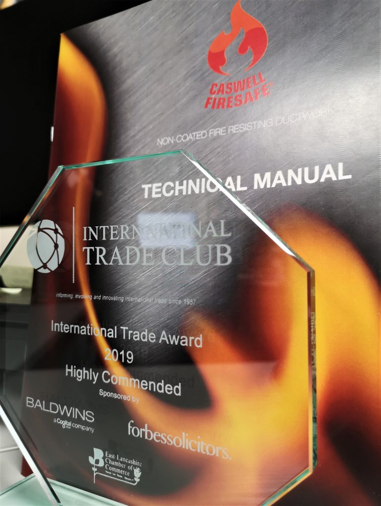 ITC 2019, award,Firesafe,Technical Manual