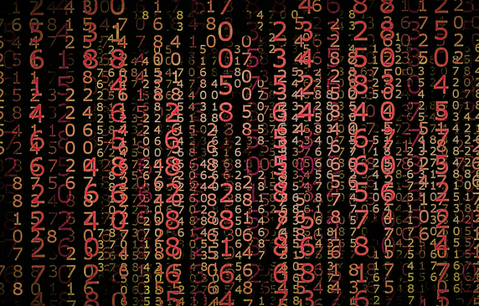 Orange Matrix numbers