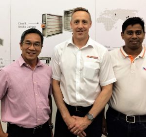 Caswell FRD Commercial director with Malaysian partners