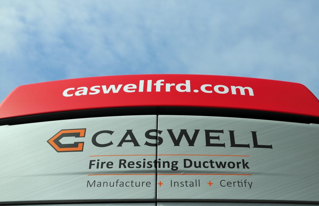 top of caswell frd delivery van