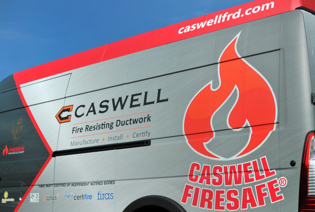 side of caswell frd delivery van