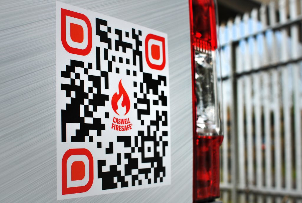 caswell firesafe QR code