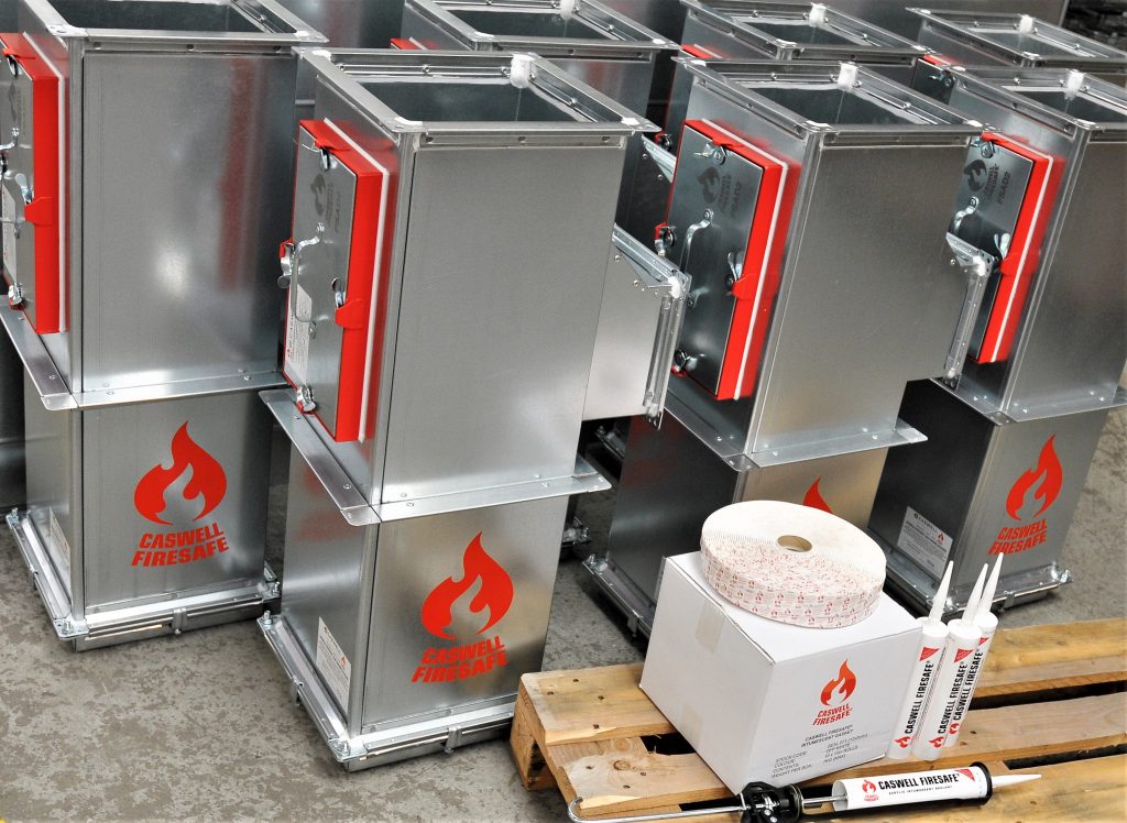 A picture showing CASWELL FIRESAFE® FIRE RESISTING DUCTWORK